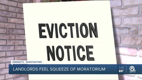 Landlords feel squeeze of eviction moratorium