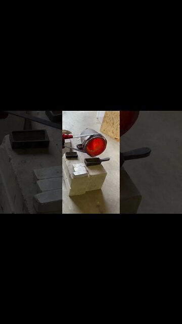 Casting Aluminum At Home #devilforge #metalcasting #pouring #casting