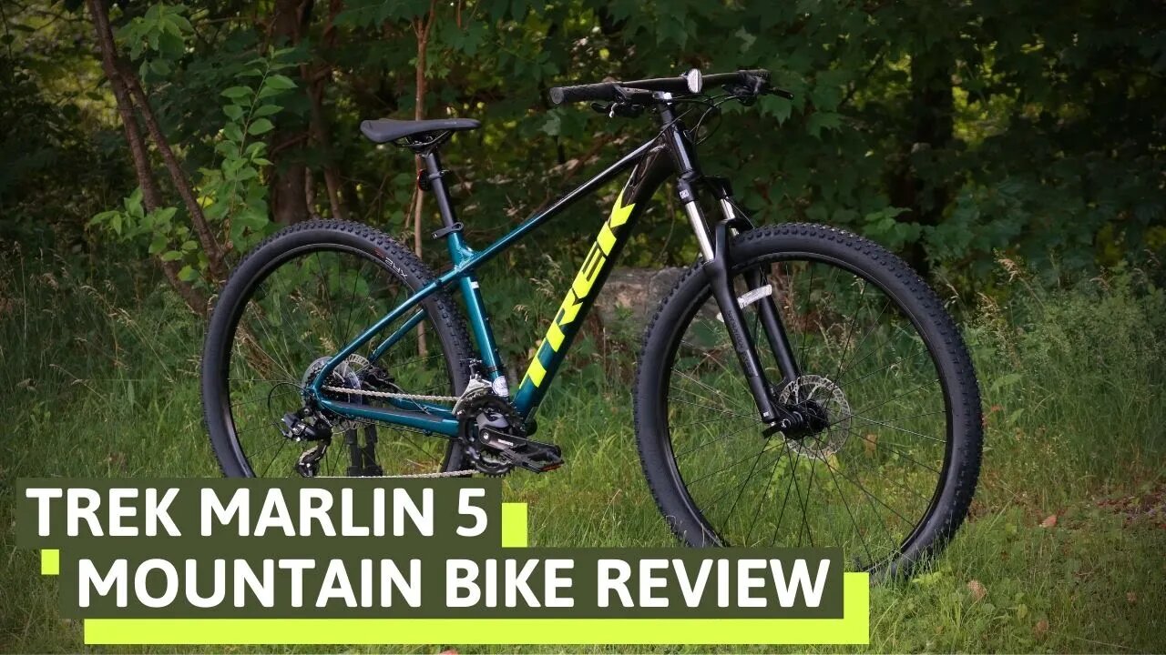 Beginner MTB or Rugged Hybrid? 2021 Trek Marlin 5 Mountain Bike Review of Feature and Weight