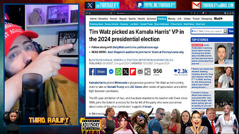 Tim Walz picked as Kamala Harris' VP in the 2024 presidential election