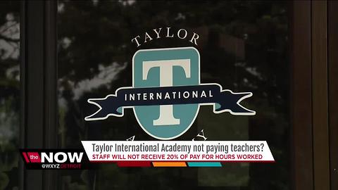Teacher not getting paid at academy in Southfield