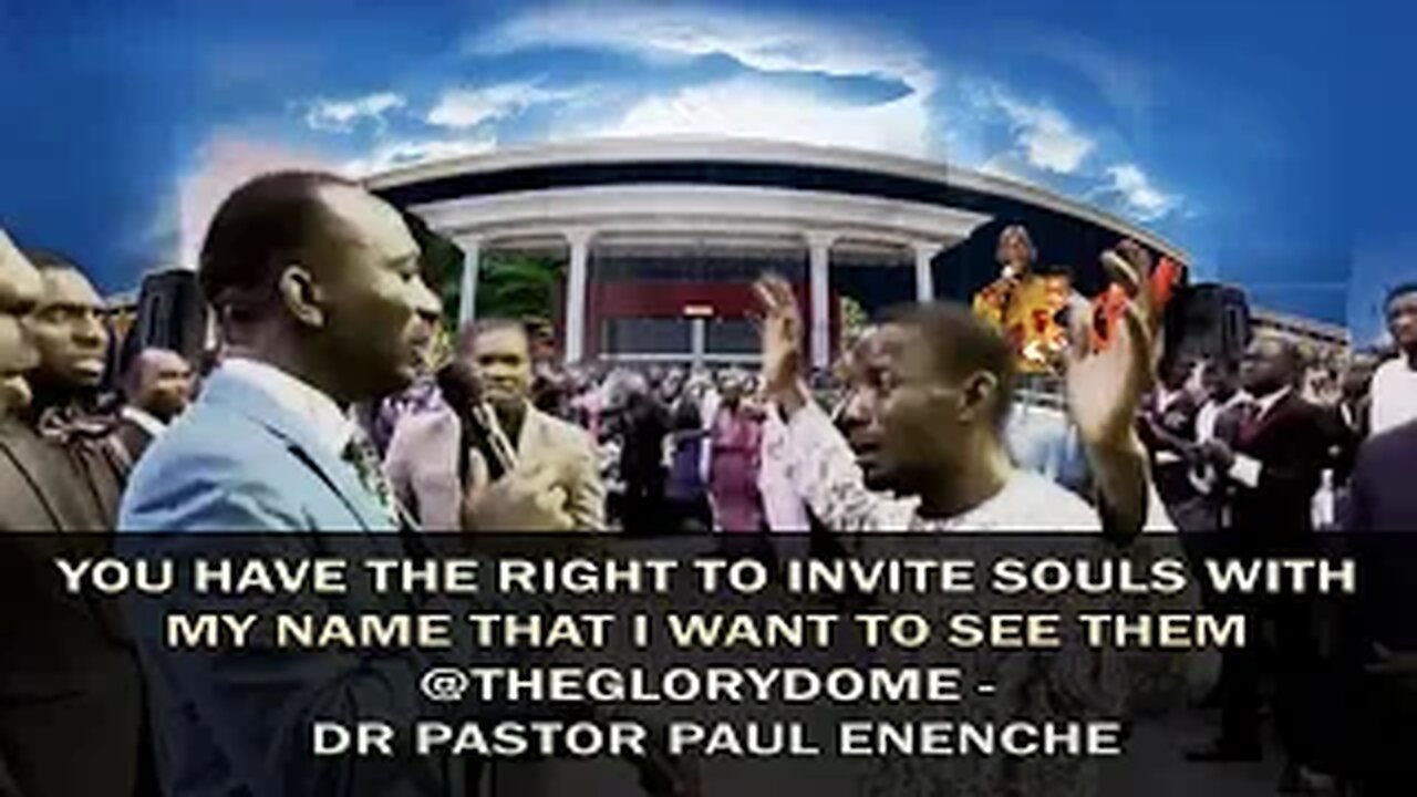 You Have My Permission To Invite Souls In My Name I Want To See Them @TheGloryDome Dr Paul Enenche