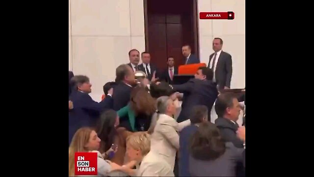 Welcome to the Turkish parliament. What can I say, Barbarics will stay Barbarics...