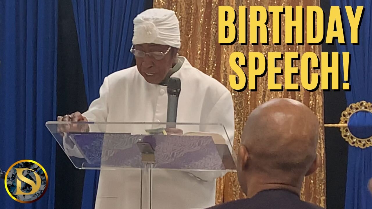 Grandma CheeChee's 93rd Birthday Speech for the World