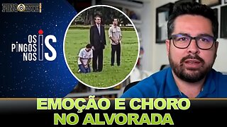 O choro e emoção de Bolsonaro e Michelle no alvorada [PAULO FIGUEIREDO]