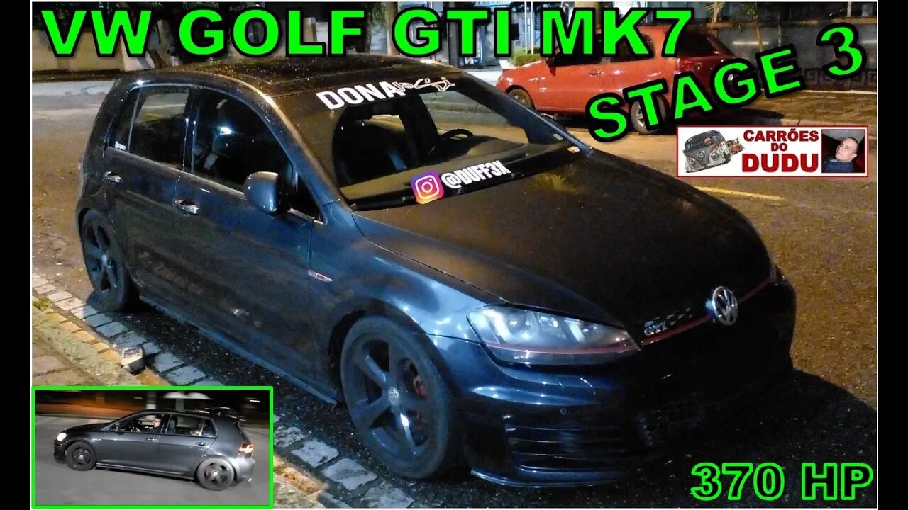 Volkswagen Golf GTI MK7 Stage 3 cor Carbon Gray 370 HP instagram @duff3x