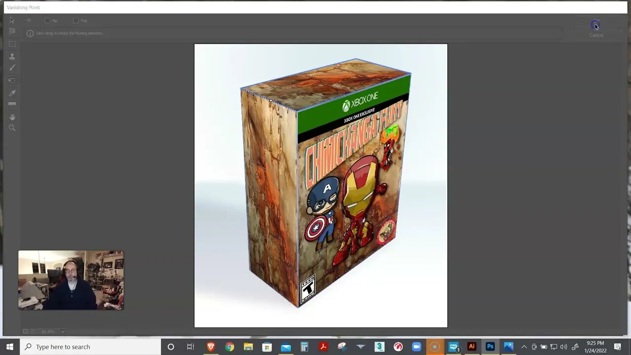 Create a 3D Game Box in Photoshop