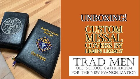 Custom Missal Cover Unboxing