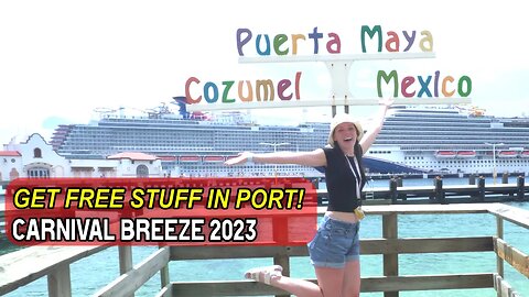 Carnival Cruise FREE Scavenger Hunt in Cozumel Port!