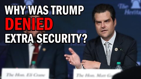 President Trump Was DENIED Security and Almost Lost His LIFE!