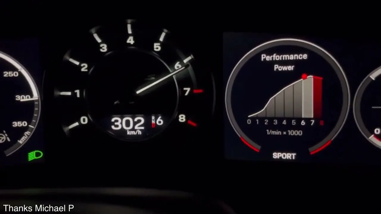 340 km/h indicated Porsche 911 Turbo S 992 generation is effortless 👌✅Thanks Michael P