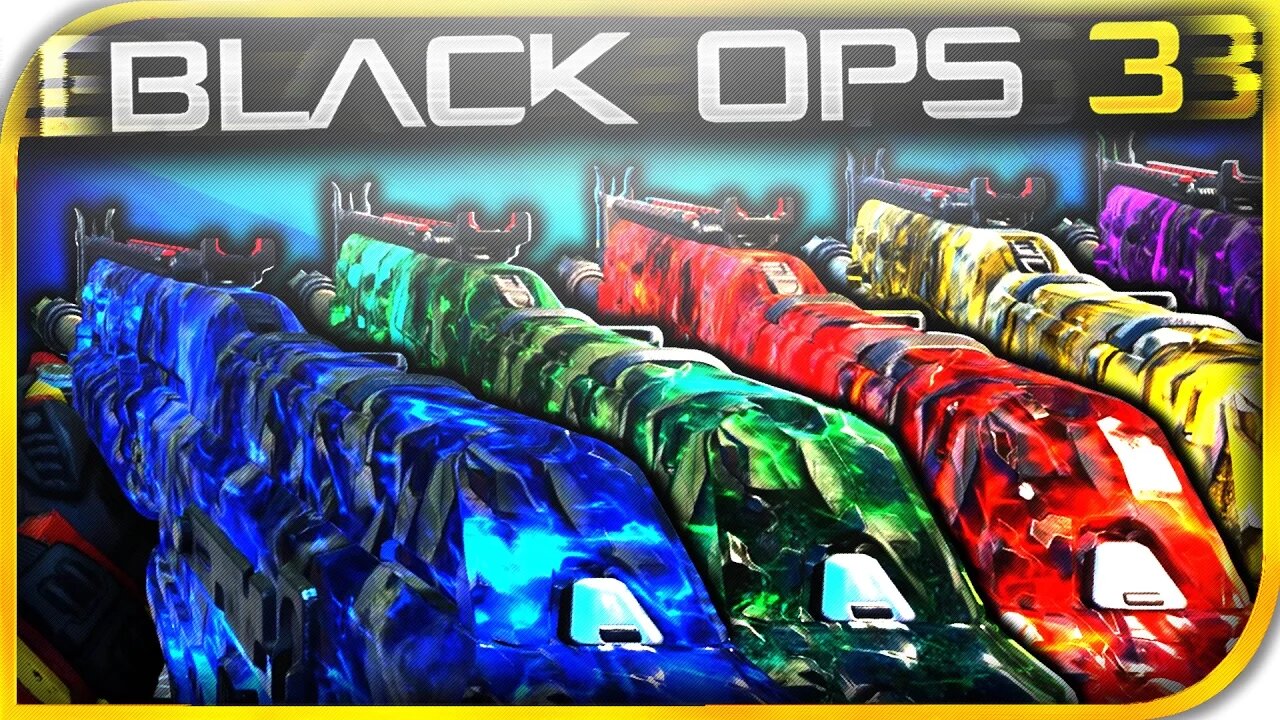 NEW DLC 5 PACK-A-PUNCH CAMOS GAMEPLAY! BO3 Topaz, Garnet, Sapphire, Emerald, Amethyst Camo Gameplay