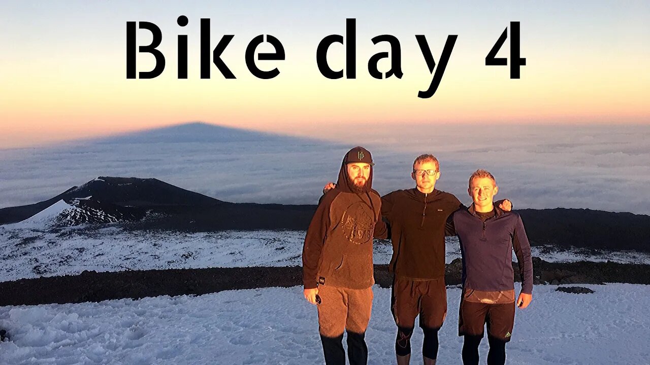 Hawaii bike-packing day 4 (Hiking Mauna Loa and Mauna Kea) -big island