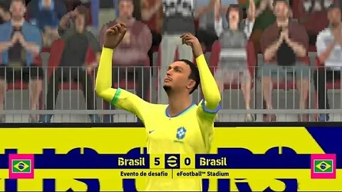 Como fazer o adversário desistir da partida - juniorrobislei vs NanicoDias - Efootbal 2023 mobile