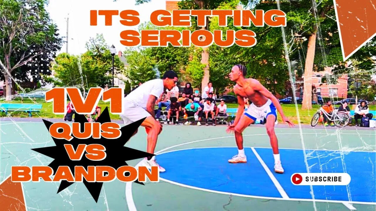 1V1 Quis vs. Brandon *IT GOT REAL* [Hartley Basketball]