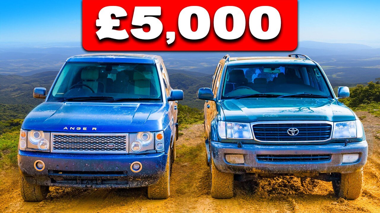 Toyota Land Cruiser vs Range Rover: OFF-ROAD RACE!