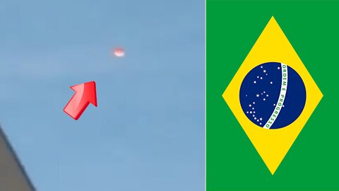 Orange floating object spotted over Brazil! could be drone or UFO [Space]