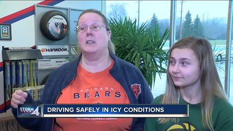 Wintry mix leads to mess on roads for New Year's Eve night