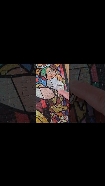 Whose Grumpy eyes are these? #grumpy #snowwhite #disney #puzzle #shorts