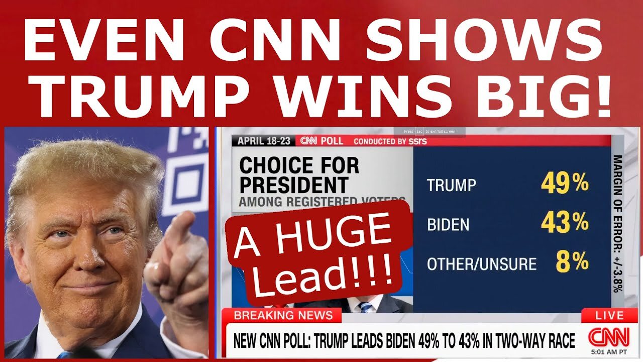 NEW CNN POLL SHOWS TRUMP WINNING IN A LANDSLIDE!