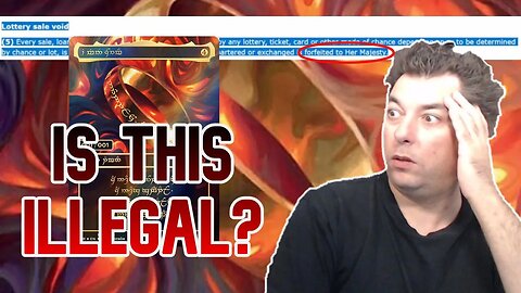 HASBRO May Have Made An Illegal Lotto With The One Ring MTG
