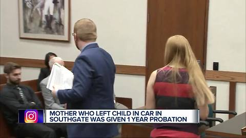 Metro Detroit mother sentenced to 12 months probation for leaving infant in car