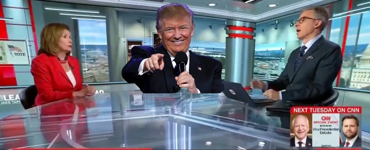 Nancy Gets Angry At CNN For Playing Trump Clip Saying Kamala Is Worse Than Biden
