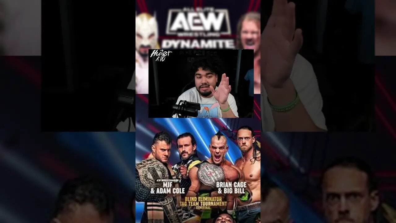 MJF & Adam Cole 🆚 Brian Cage & Big Bill ➡ #aew #predictions