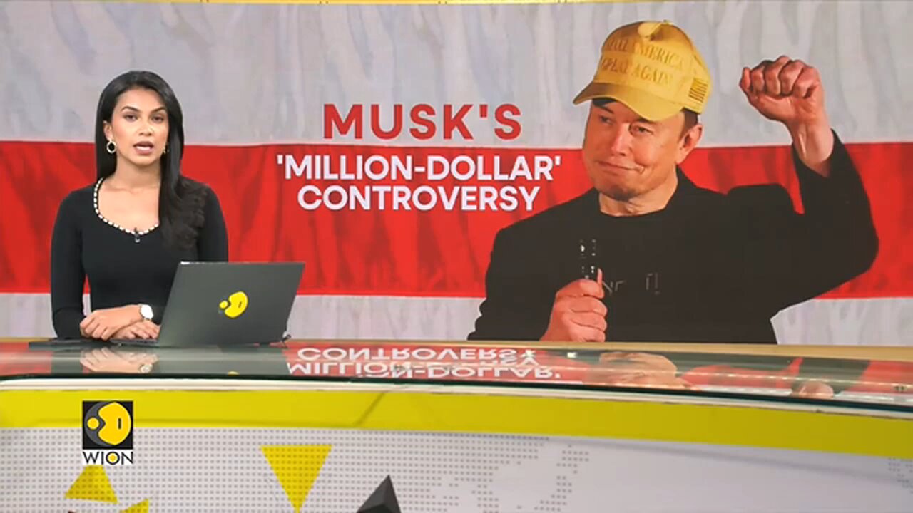 The Democrats are calling for an investigation after ElonMusk announced to give away 1 milliondollar
