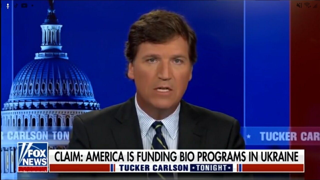 AMERICA Is Funding Bio Labs In UKRAINE. By Tucker Carlson