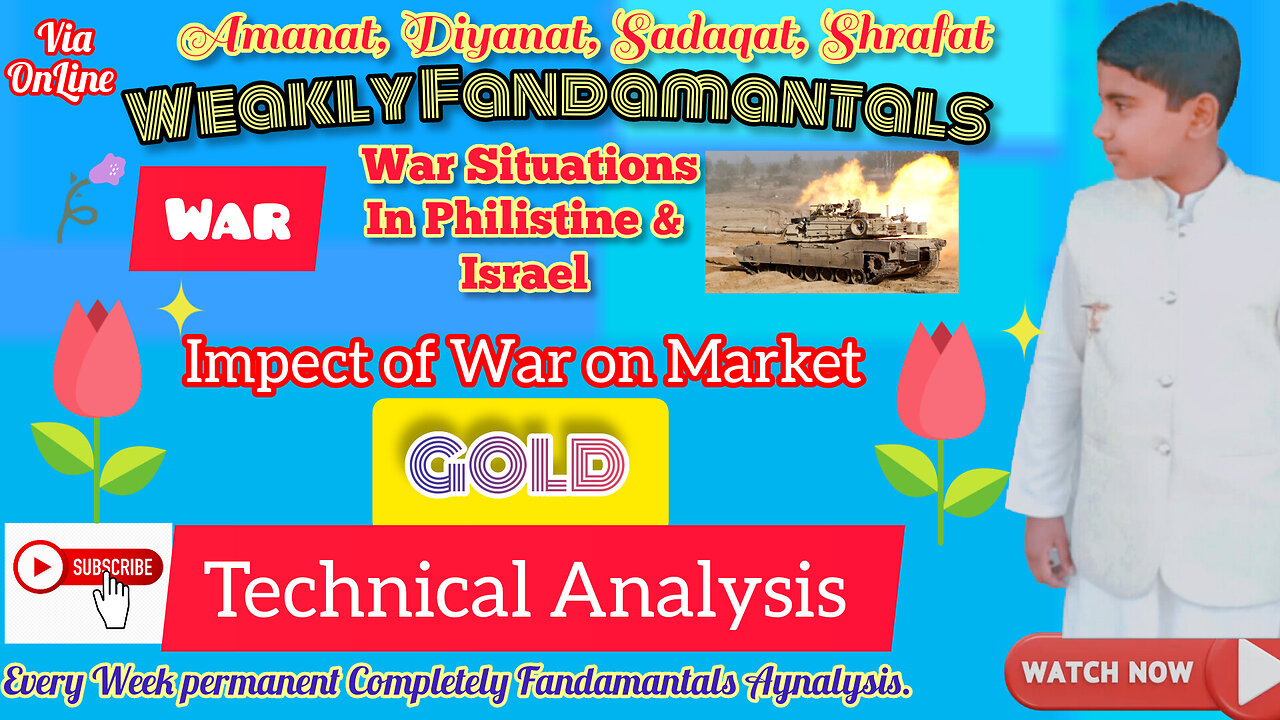 Weekly Fundamentals, Gold Technicals & Impact of War on Market | Analysis by Via onLine