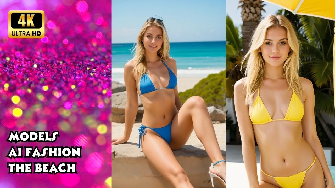 ❤️‍🔥 Shocking: AI-Generated Bikinis Take Over the Beach! V2