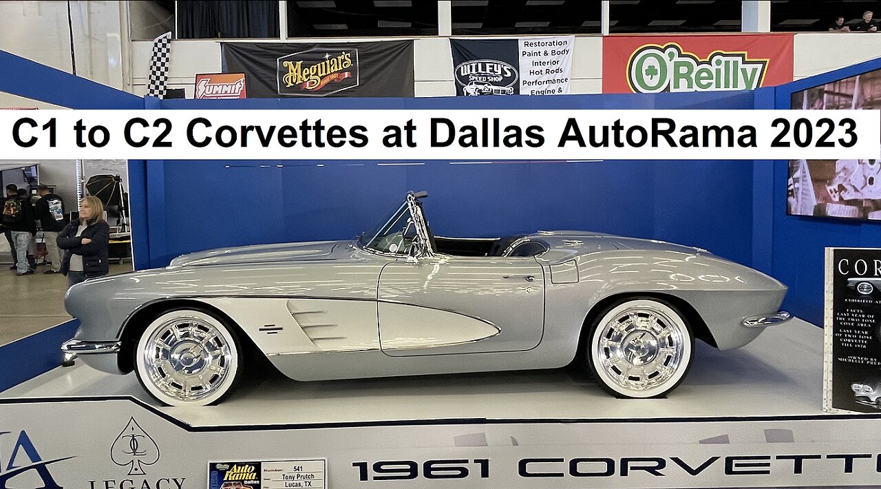 C1 to C2 Corvettes at Dallas Autorama 2023 | Part 1 of several Corvette vids...