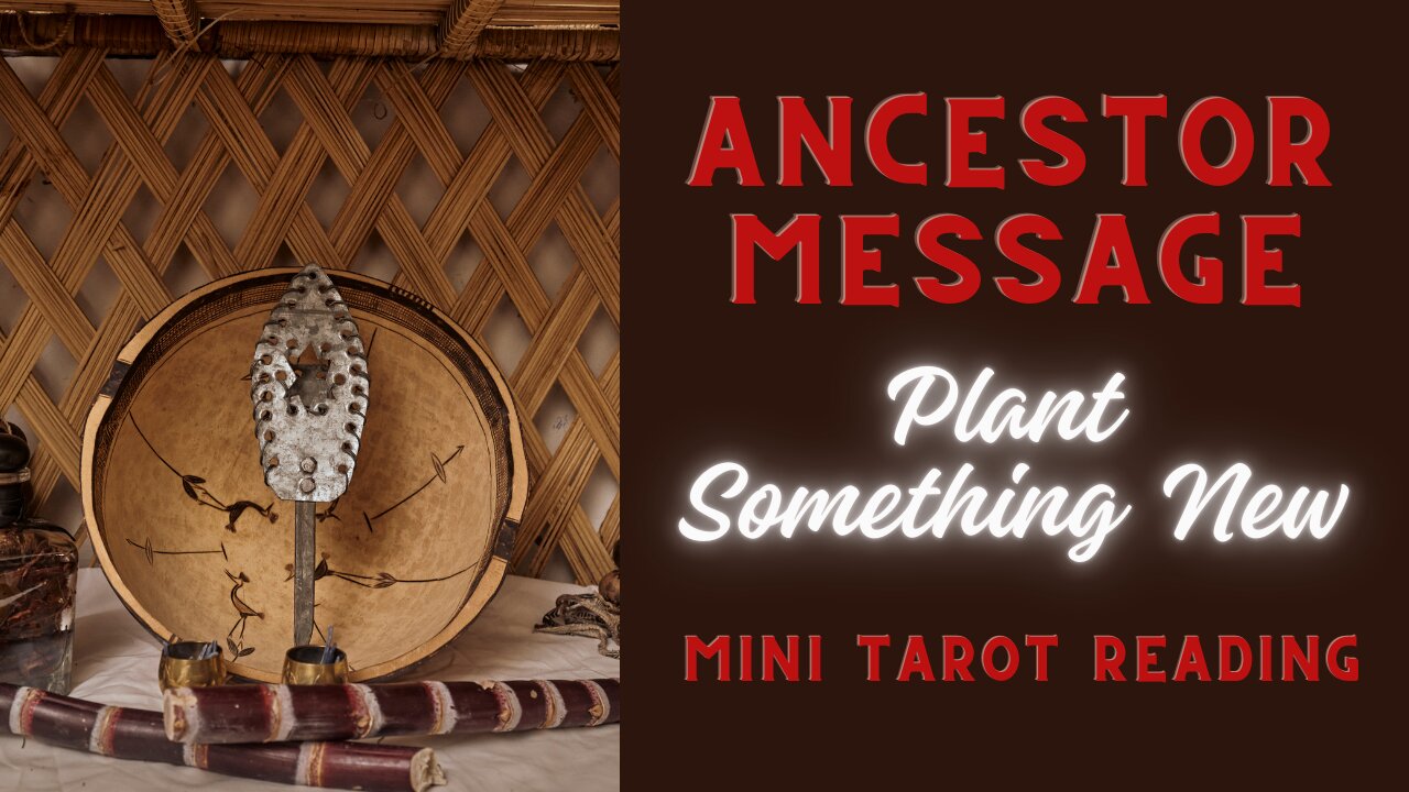 ANCESTOR MESSAGE ~ PLANT SOMETHING NEW ~ #MINI #TAROT #READING