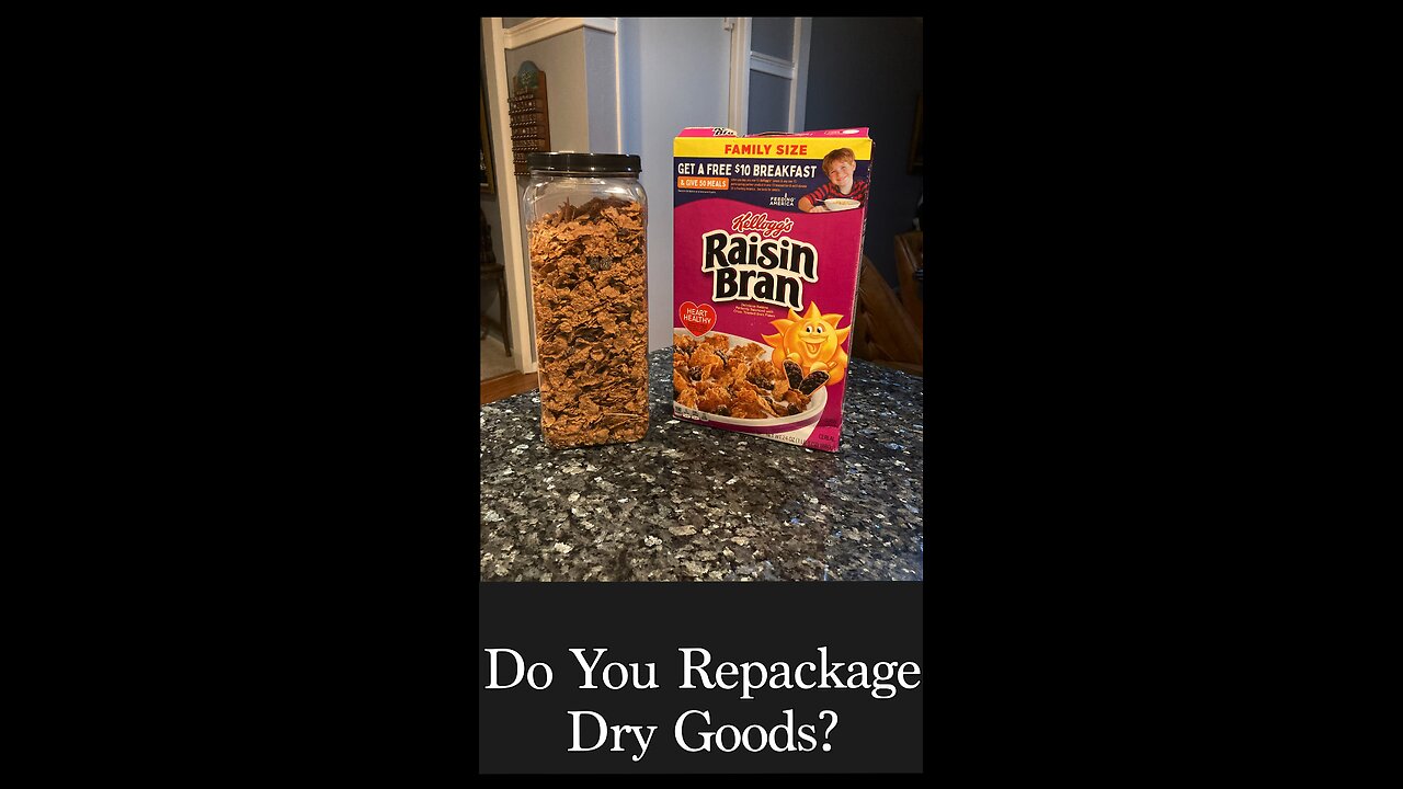 Do you repackage dry goods?