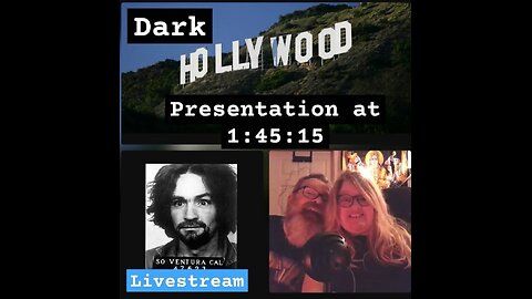 Dark Hollywood talk taken from Youtube Livestream