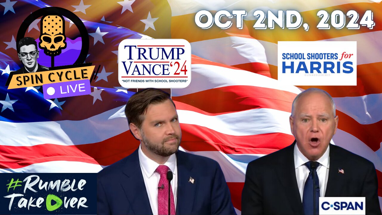 THE VP DEBATE WAS A BEATDOWN! RECAP AND HIGHLIGHTS! Spin Cycle LIVE 10/02/24