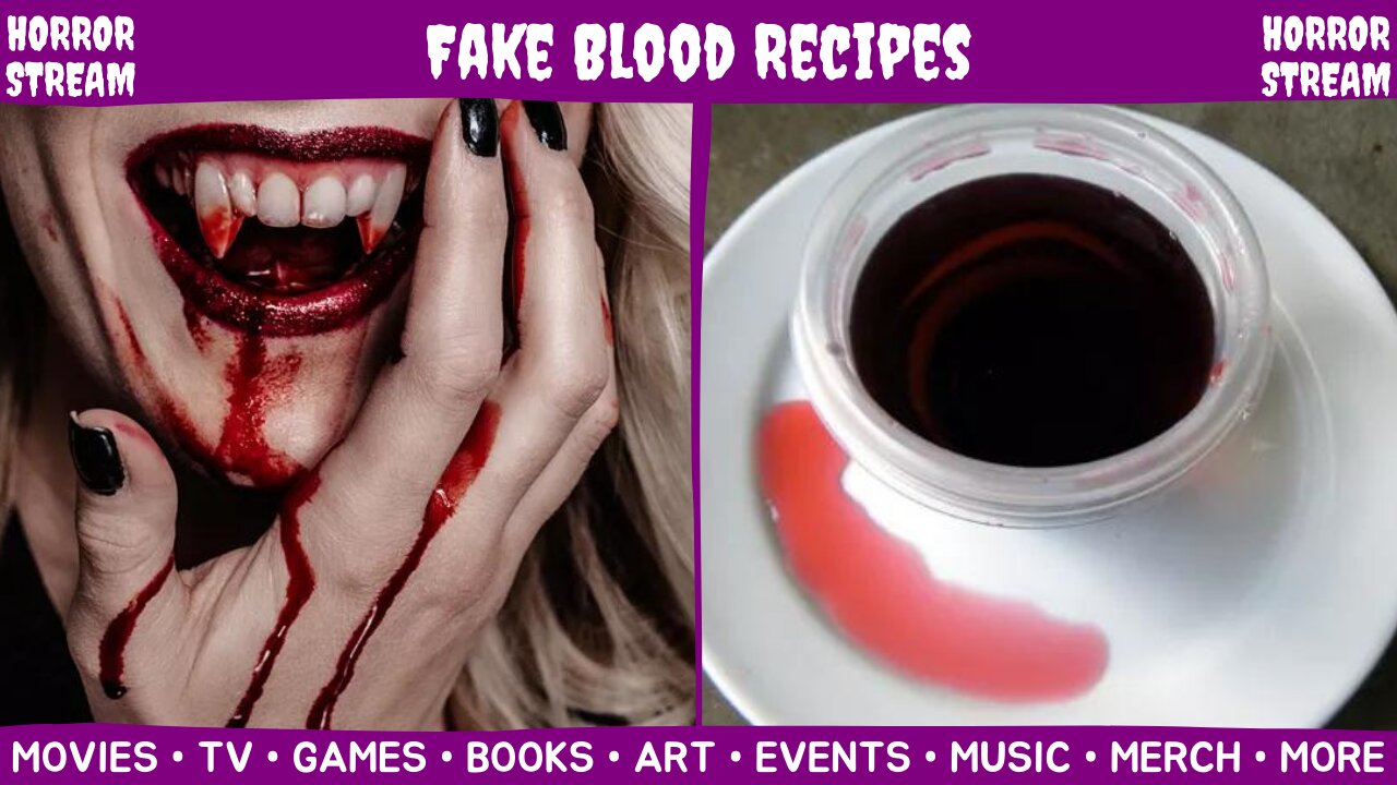 9 Easy Fake Blood Recipes [The Spruce Crafts]