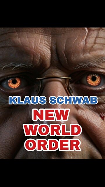 KLAUS SCHWAB - 𝗡𝗘𝗪 𝗪𝗢𝗥𝗟𝗗 𝗢𝗥𝗗𝗘𝗥 💉🩸☁️✈☢☠🔺️