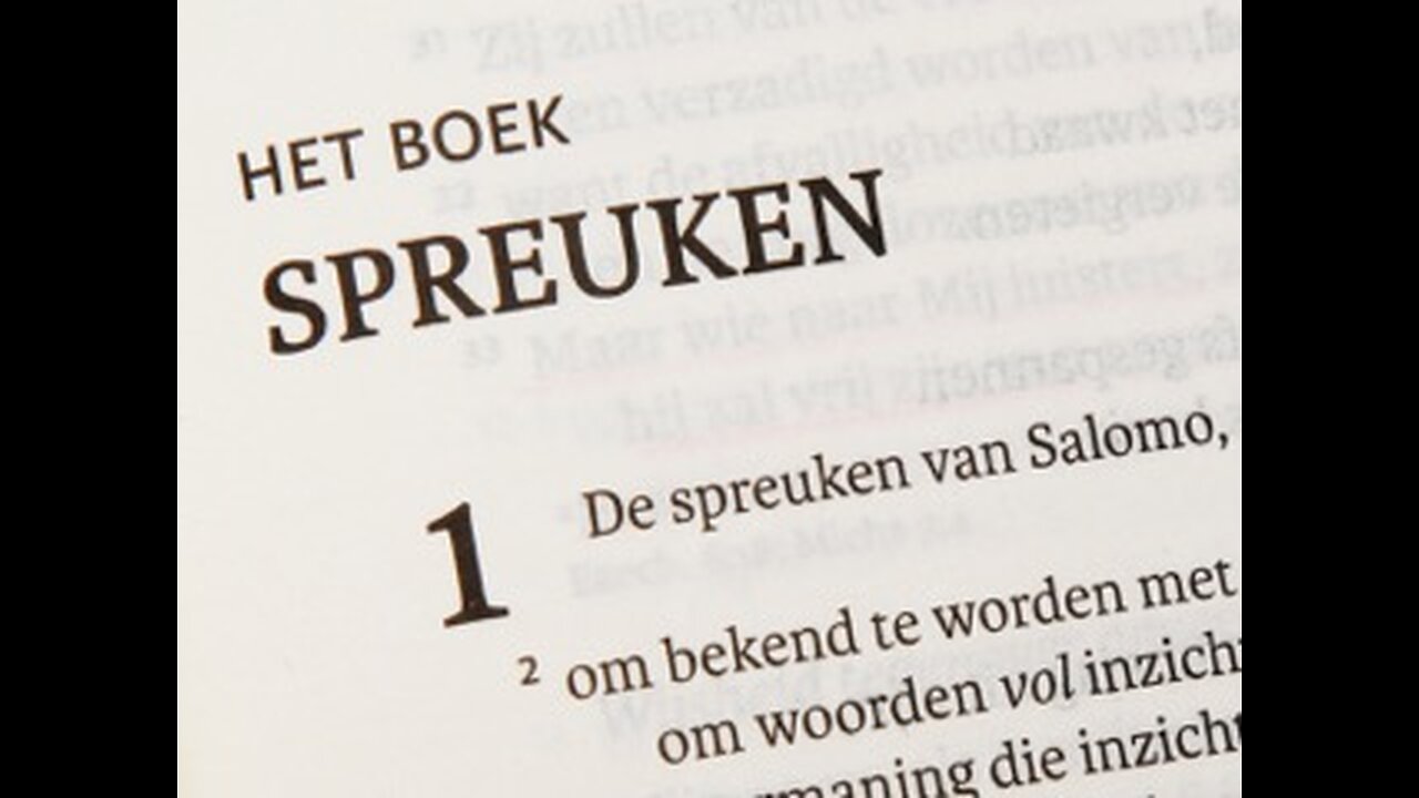 SPREUKEN 3:15-35, Hori Den Gebod/ Wet Fu Gado