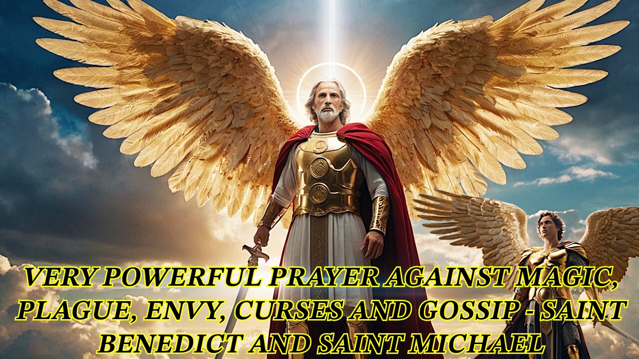 VERY POWERFUL PRAYER AGAINST PLAGUE ENVY CURSES AND GOSSIP SAINT BENEDICT AND SAINT MICHAEL.