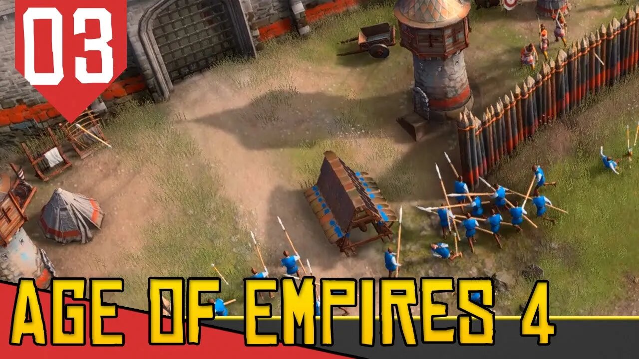 Briga de REIS! Irmão vs Irmão - Age of Empires 4 #03 [Série Gameplay PT-BR]