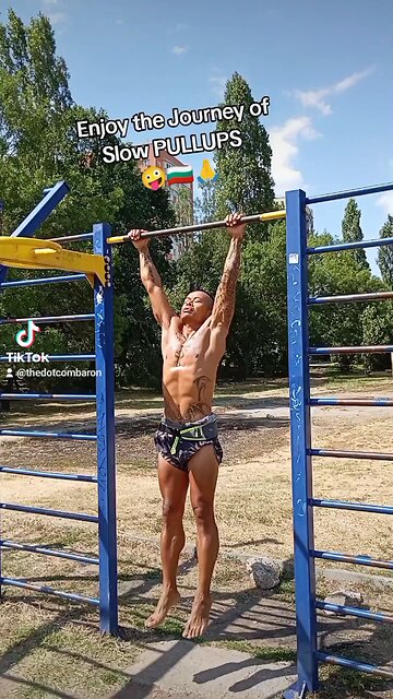 Enjoy the Journey of Slow PULLUPS 🤪🇧🇬🙏