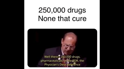 🔵 Big Pharma Sickcare: 250,000 Drugs, None that Cure 💊