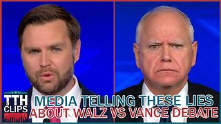 Media Telling These LIES About Walz vs Vance Debate