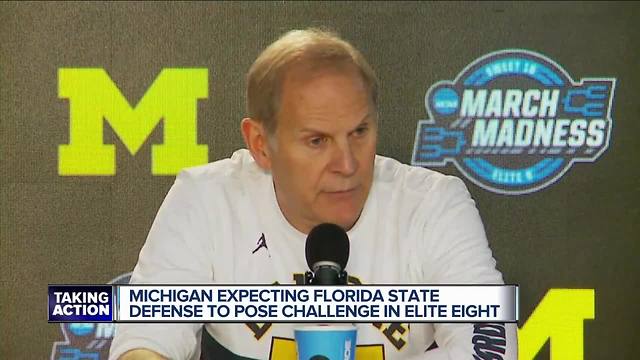 Michigan expects FSU defense to pose challenge in Elite Eight