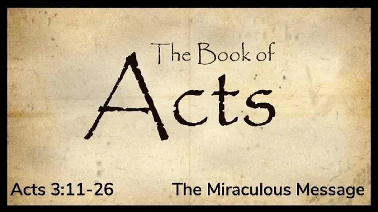The Miraculous Message
