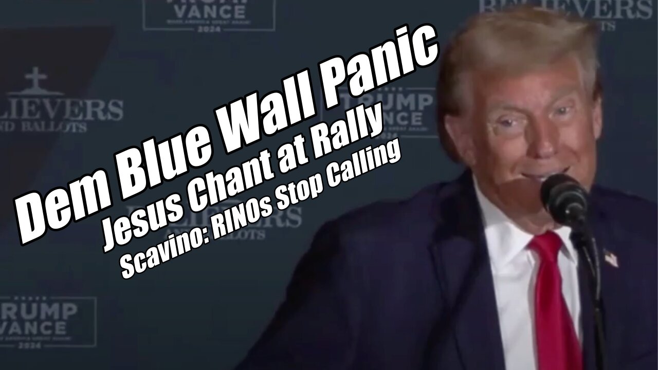 Dems Blue Wall Panic. Jesus Chant at Rally. JT Wilde LIVE. B2T Show, Oct 22, 2024