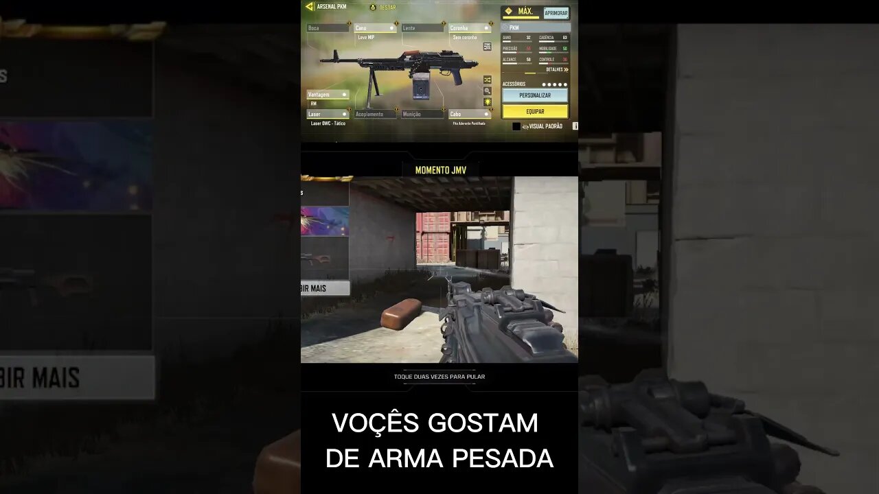 PKM PESADA E BRUTA VCS GOSTA DE ARMA PESADA #callofduty #callofdutymobile #codmobile