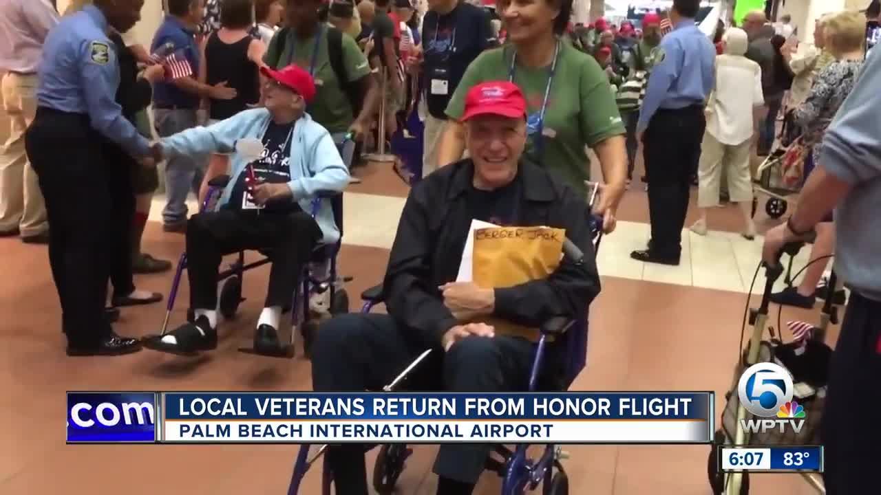 Local veterans return from Honor Flight to Washington D.C.